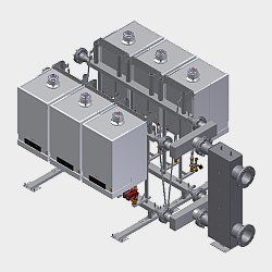 Multiple Boiler Low-Loss Distribution Manifold