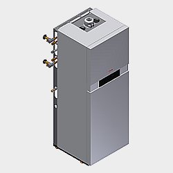 Vitodens 222-F with Left-Side Connection Set